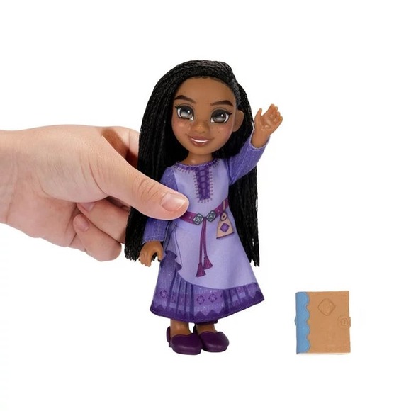Disney Asha Petite Doll 6 Inches Tall, Pocket Size with Authentic Movie Fashions - Picture 3 of 4